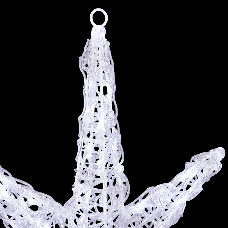 The Holiday Aisle® 3D Hanging Star Lighted Display &amp; Reviews | Wayfair